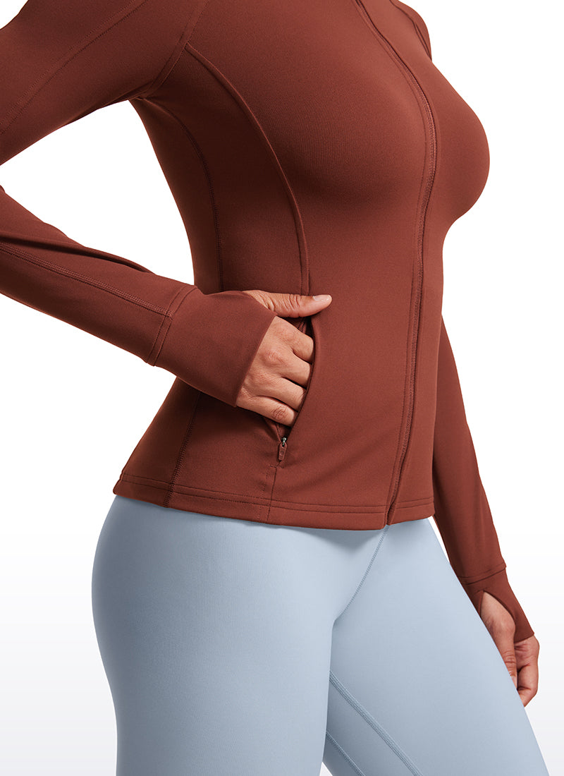 Butterluxe ThumbHole Full Zip Long Sleeve