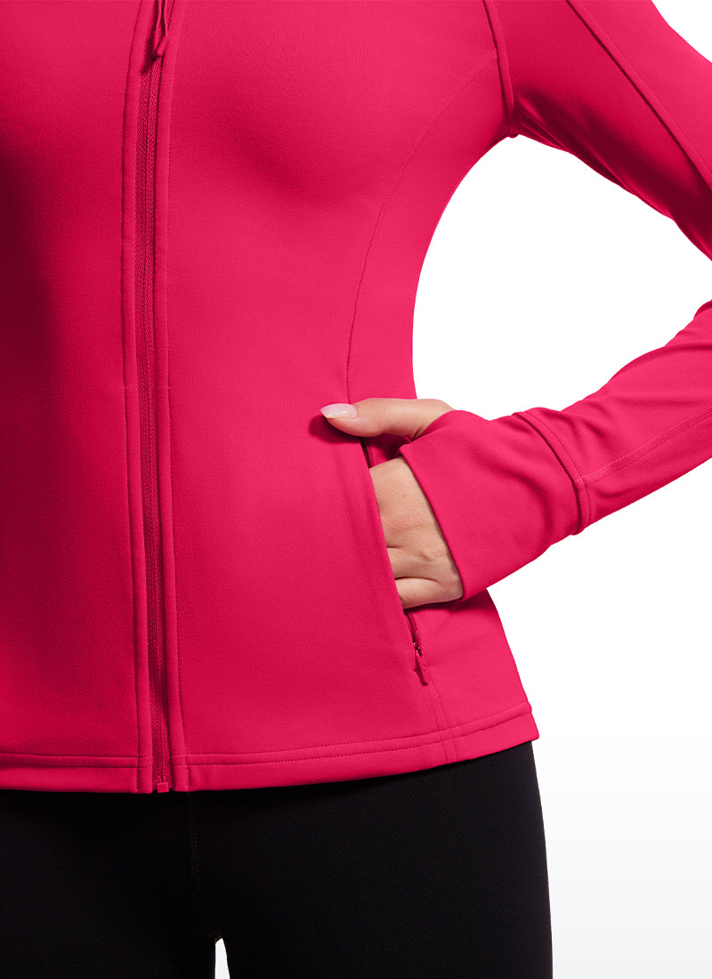 Butterluxe ThumbHole Full Zip Long Sleeve