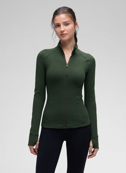 Butterluxe ThumbHole Full Zip Long Sleeve