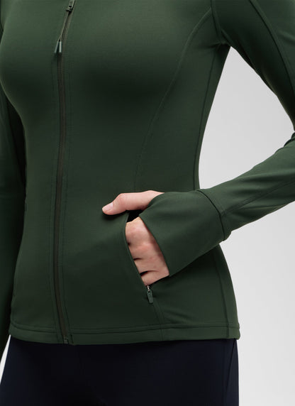 Butterluxe ThumbHole Full Zip Long Sleeve