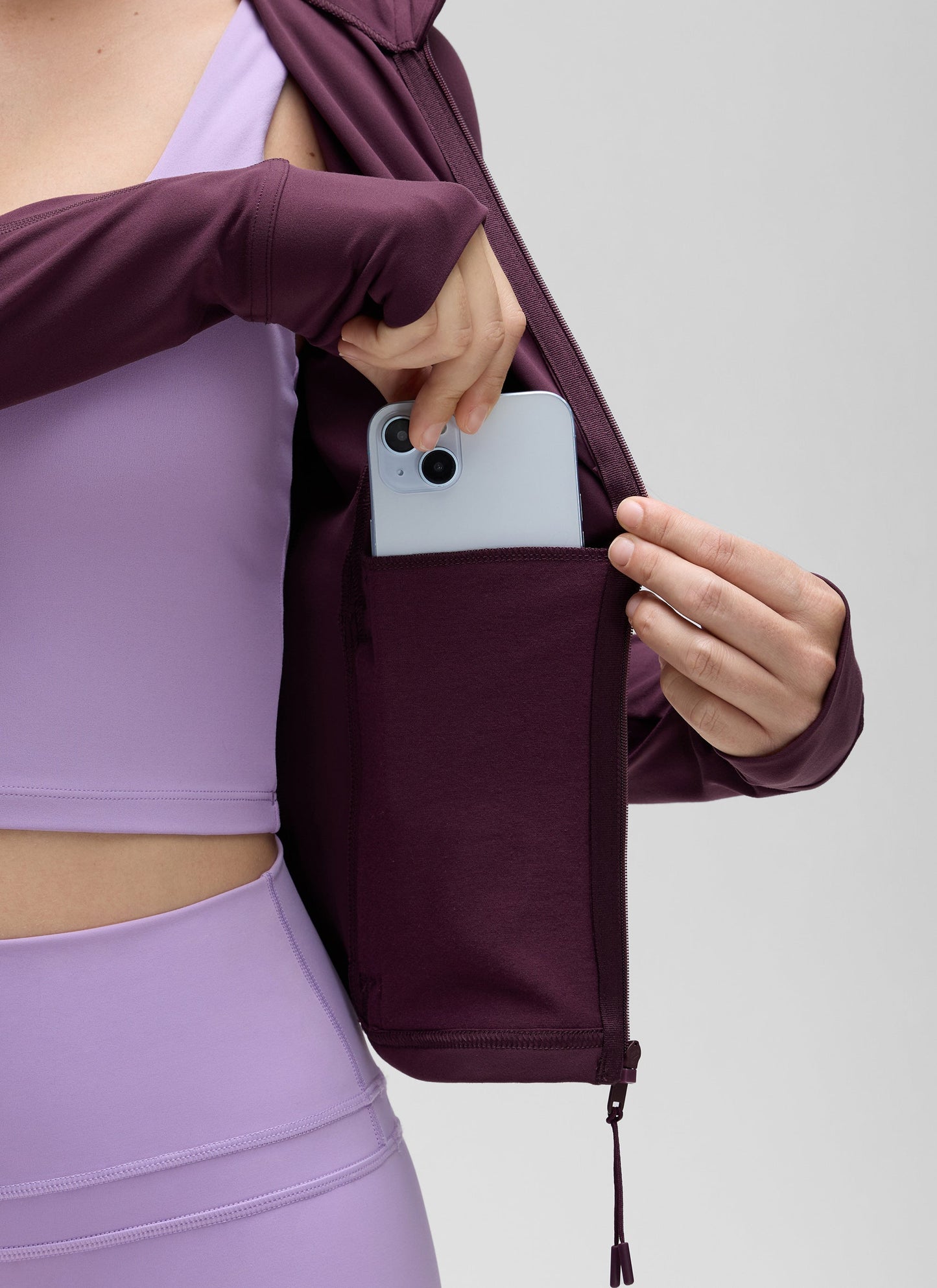 Butterluxe Waist Length Full Zip Jacket