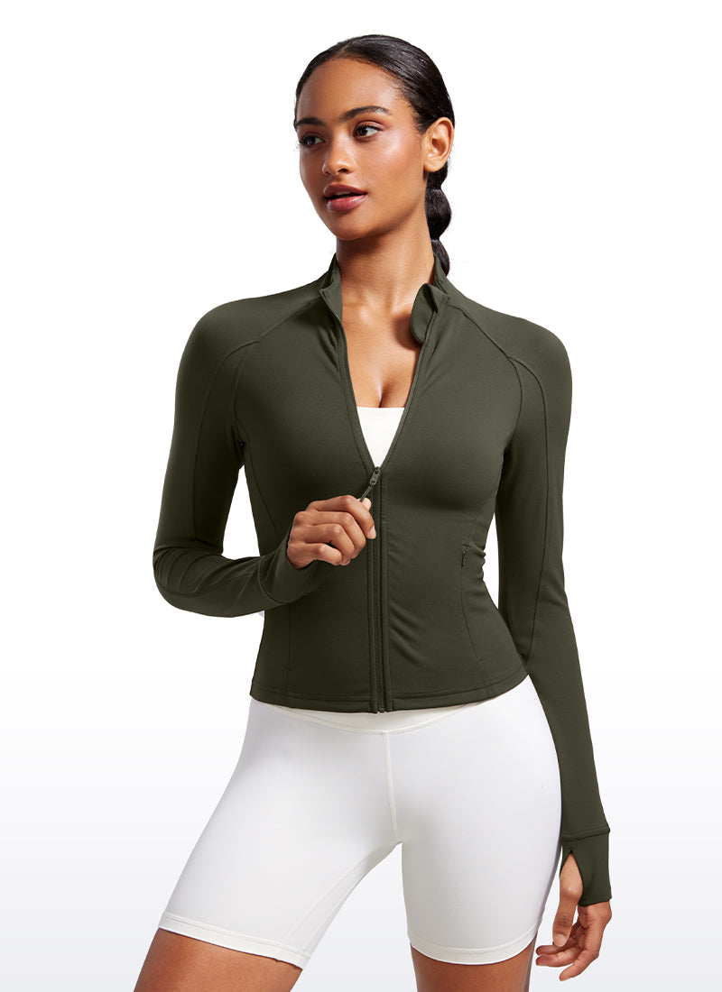 Butterluxe Waist Length Full Zip Jacket
