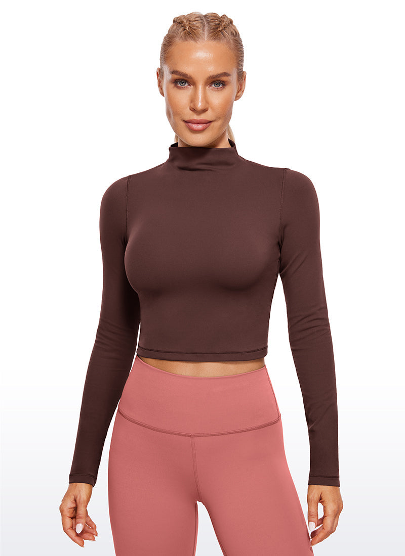 Butterluxe Mock Turtleneck Long Sleeve