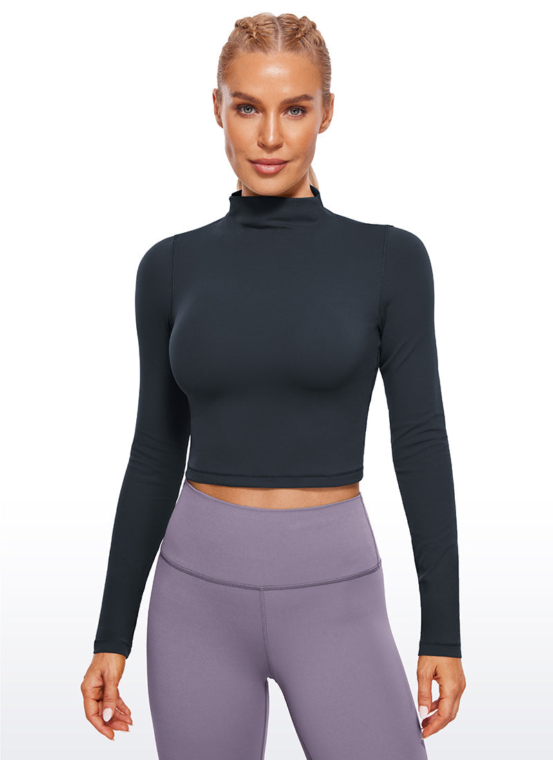Butterluxe Mock Turtleneck Long Sleeve