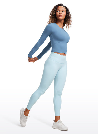 Butterluxe Front Seam Cropped Long Sleeve