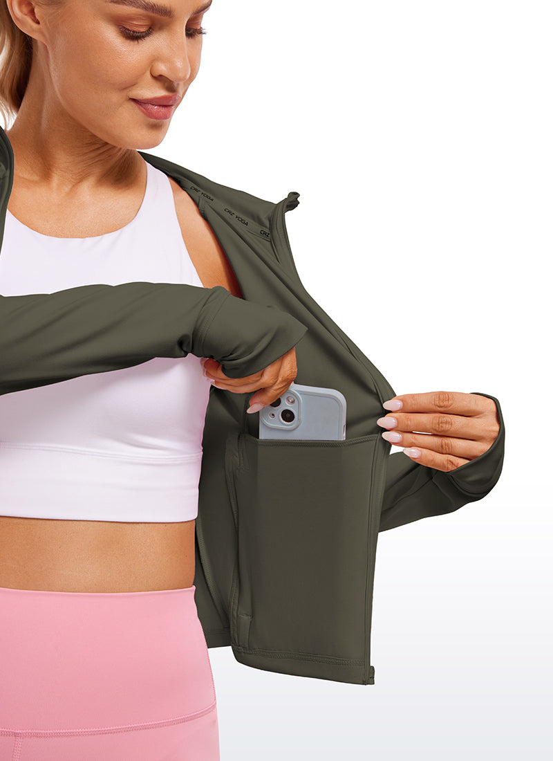 Butterluxe Waist Length Thumbhole Jacket