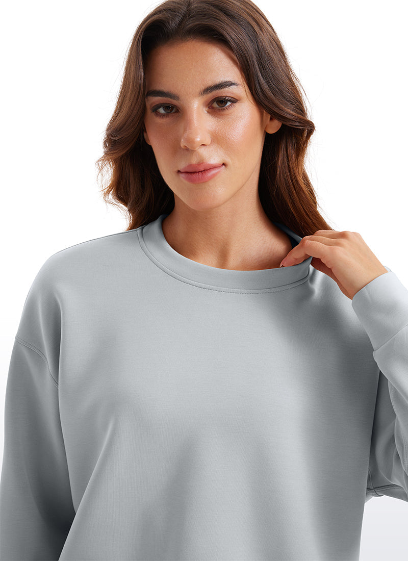 SoftAura Pullover Crewneck Sweatshirt