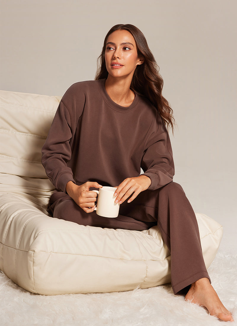 SoftAura Pullover Crewneck Sweatshirt