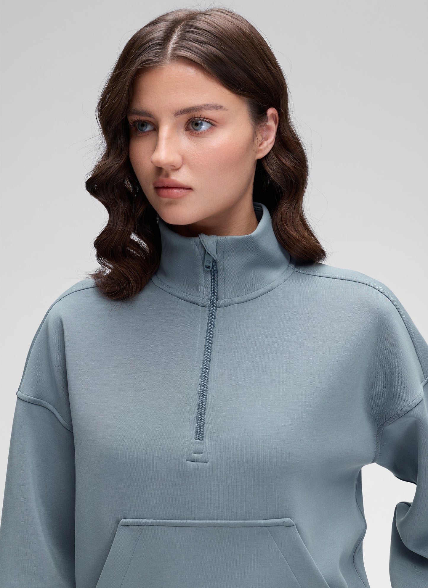 SoftAura Half Zip Pullover Sweatshirt