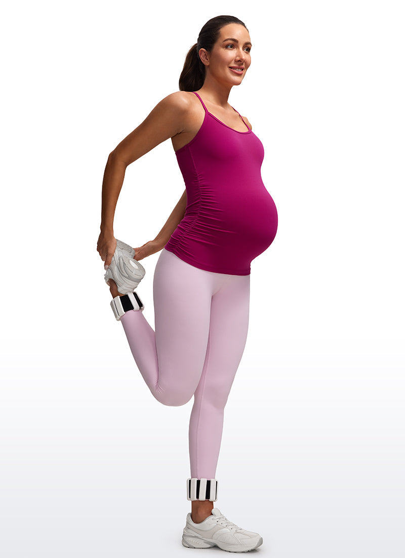 Butterluxe Ruche Sides Y Back Maternity Tank