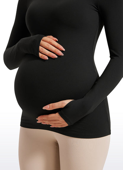 Butterluxe Maternity Crewneck Long Sleeve