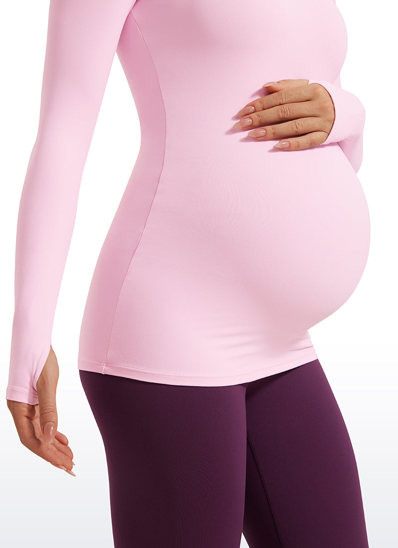 Butterluxe Maternity Crewneck Long Sleeve