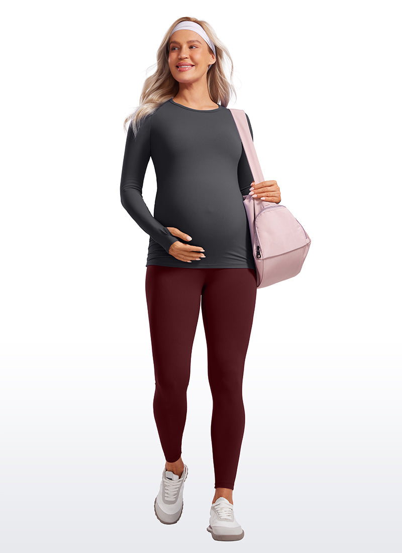 Butterluxe Maternity Crewneck Long Sleeve