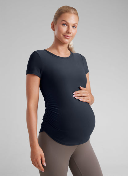 Cloudweight Maternity Ruched Short Sleeve
