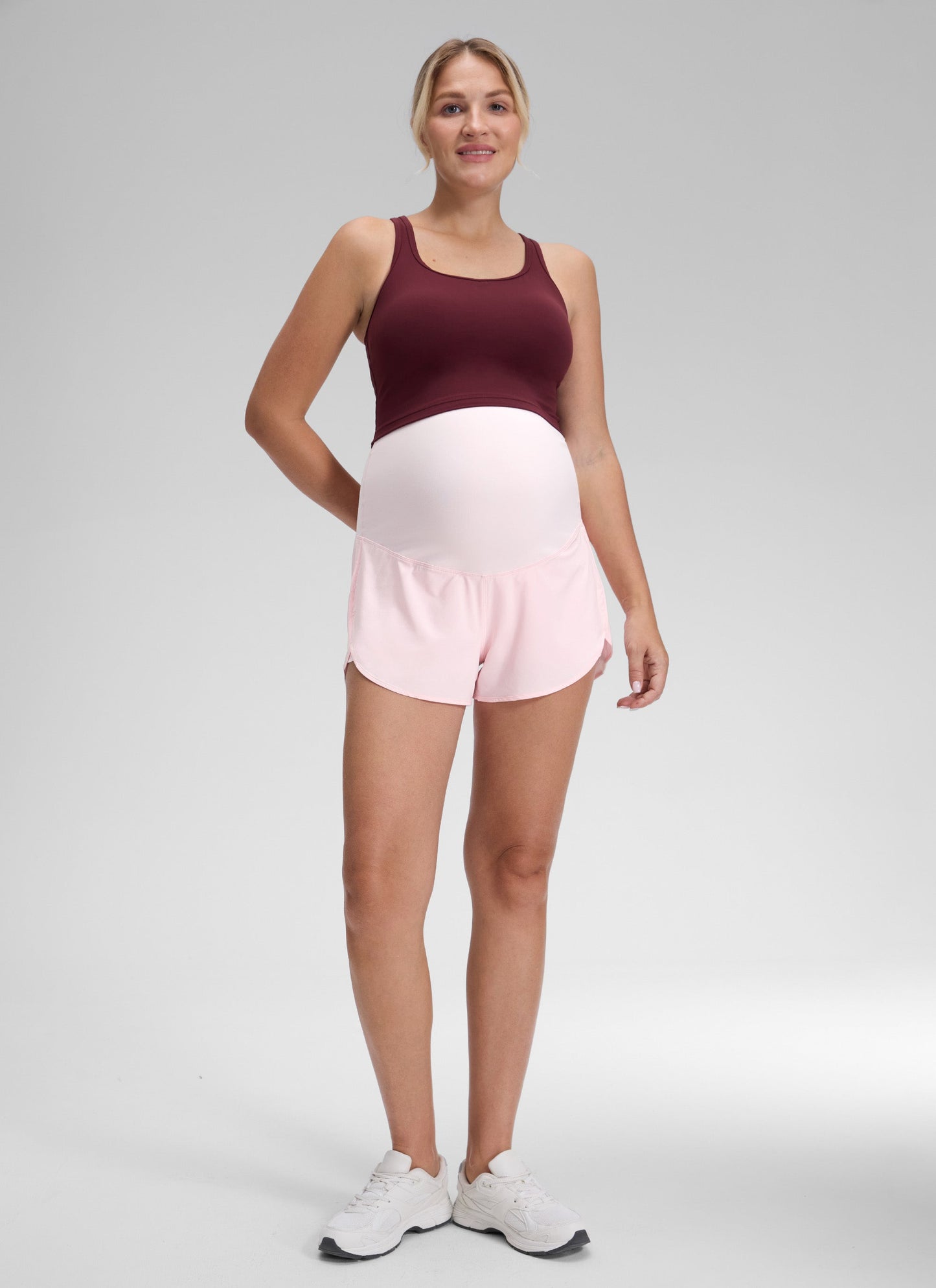 Feather-Fit Soft 2 in 1 Maternity Short 3''