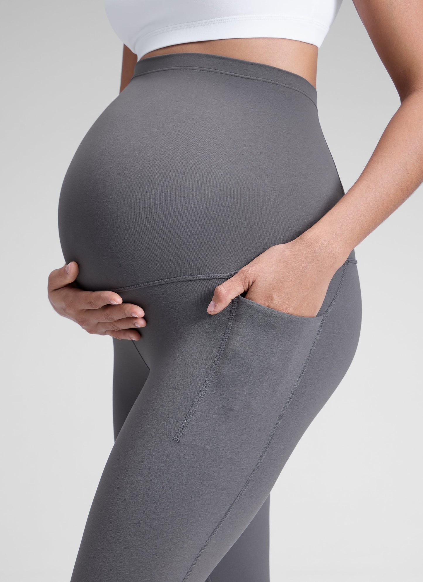 Butterluxe Maternity Soft Pocket Legging 25"