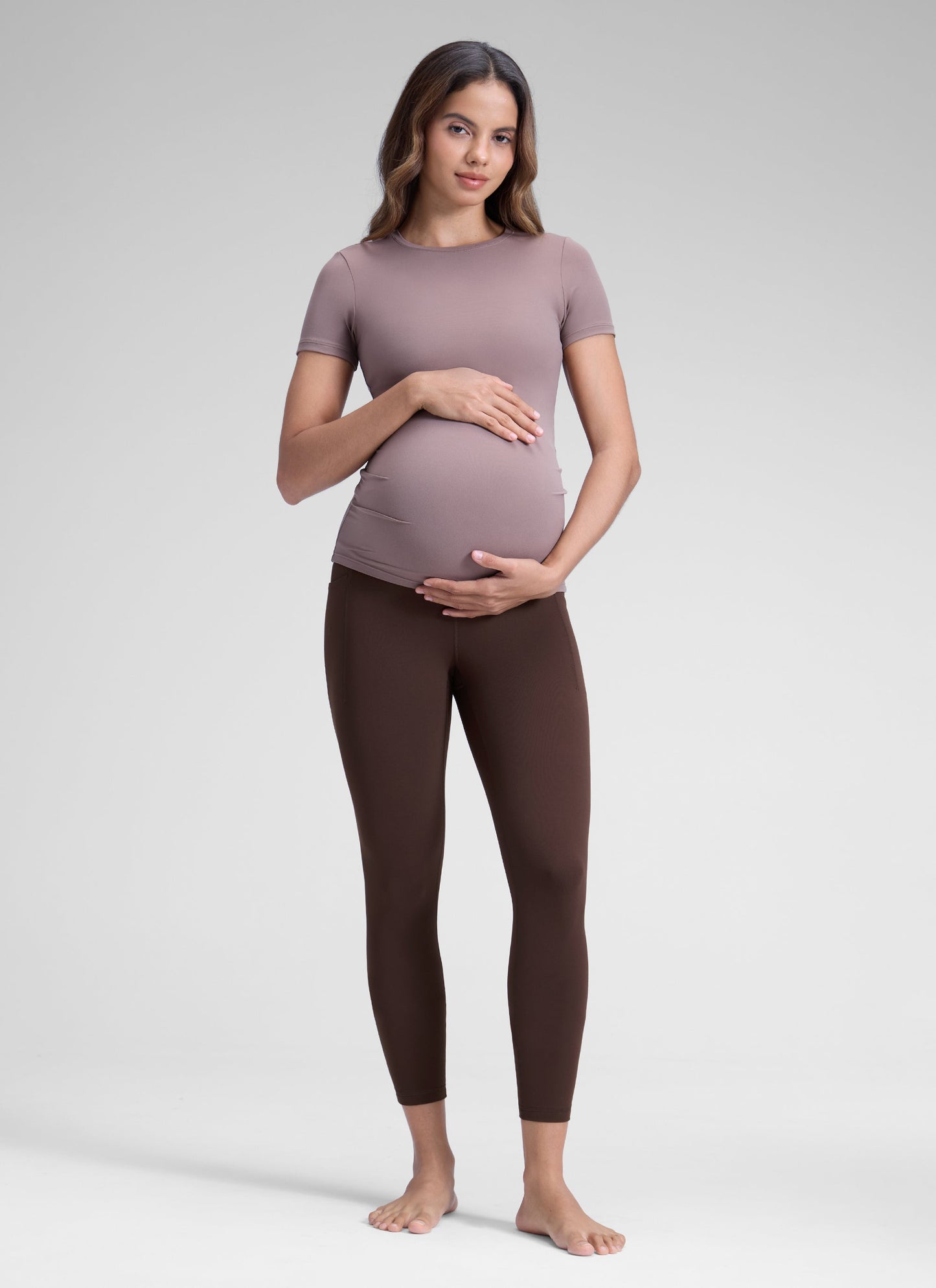 Butterluxe Maternity Soft Pocket Legging 25"