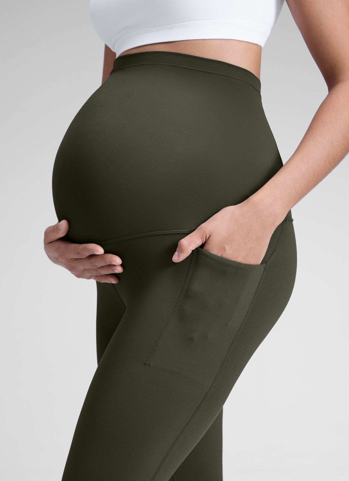 Butterluxe Maternity Soft Pocket Legging 25"