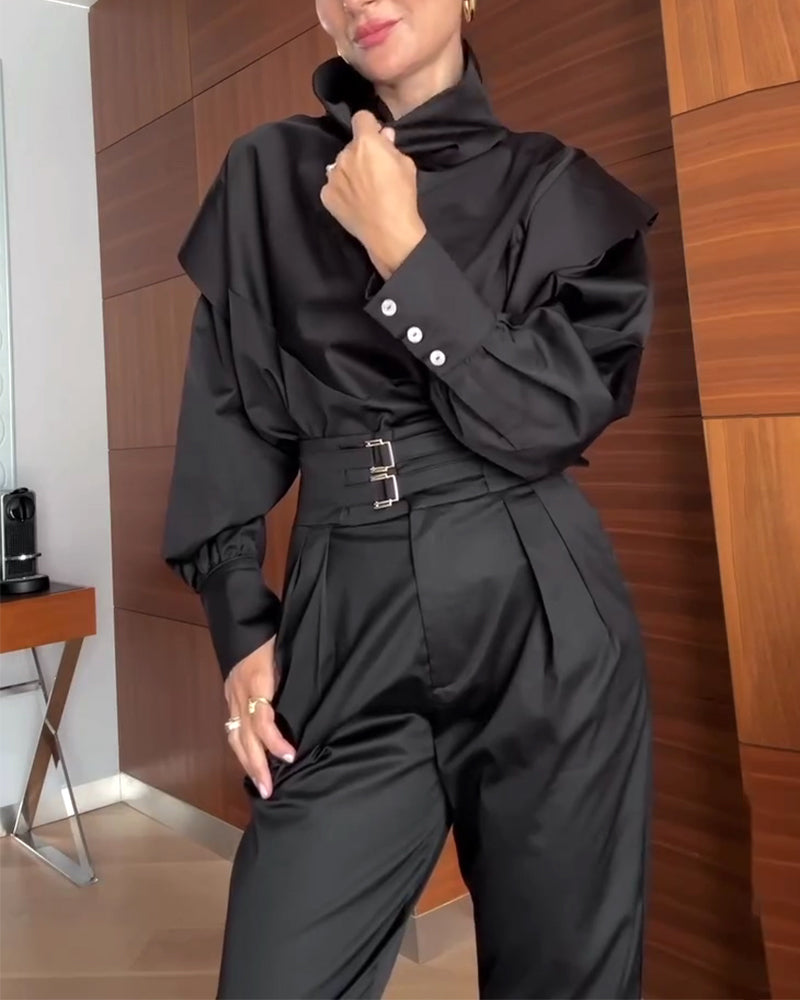 High-Neck Elegant And Stylish Top