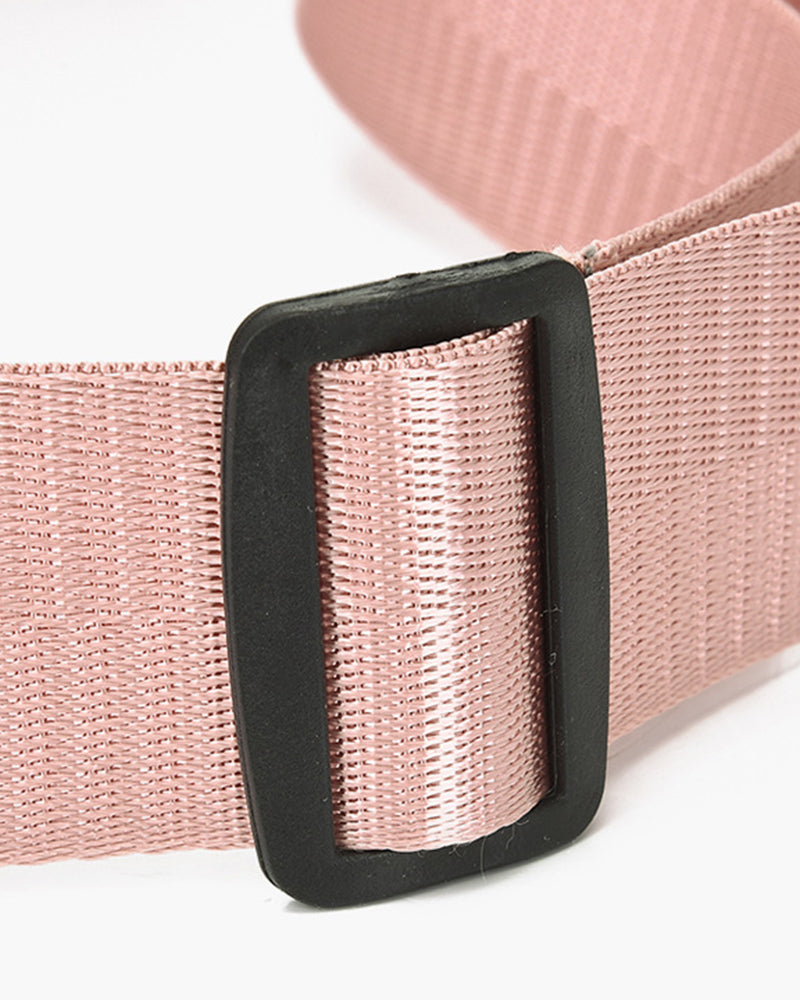 Simple solid color front shoulder bag