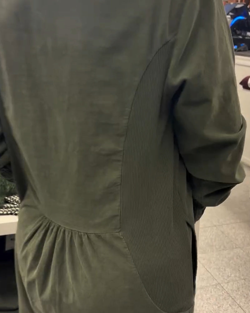 Long Sleeve Loose Plus Size Dress