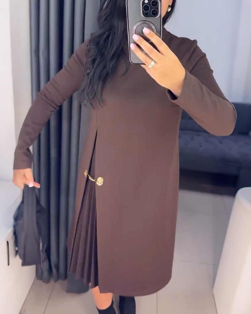 Painted Patchwork Elegant Dress