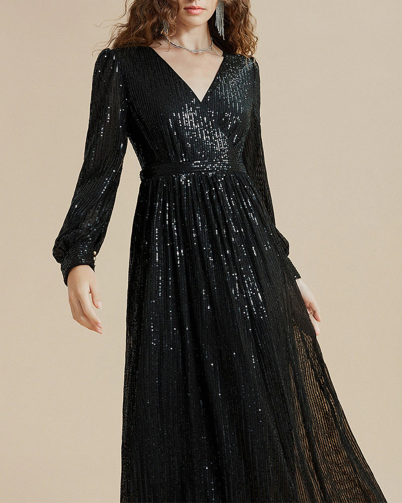 Sequined and elegant dress