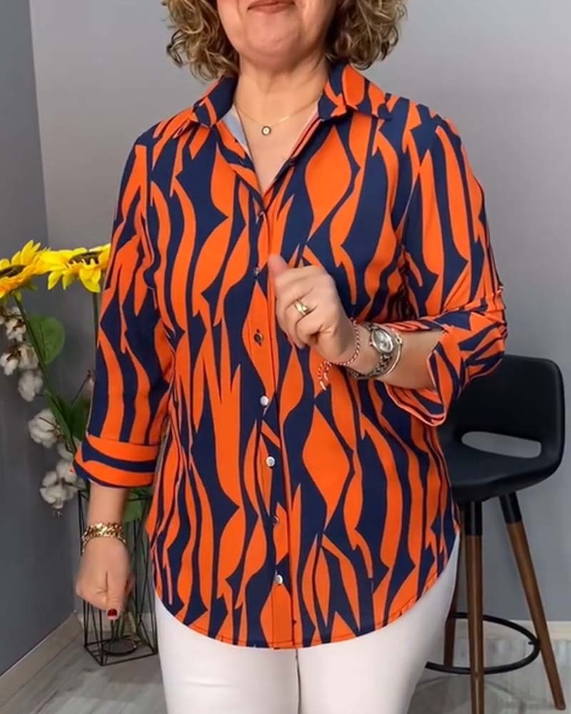 Printed Casual Blouse